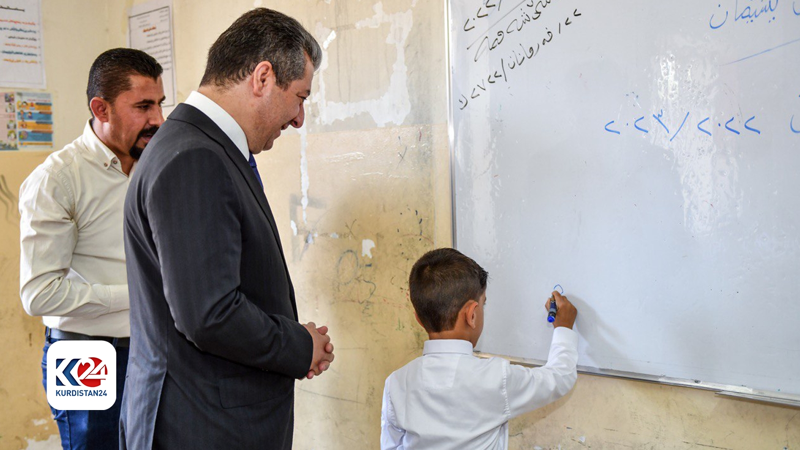 Tevî alingariyan, Mesrûr Barzanî li ser pêşxistina kertê perwerdeyê berdewam bû