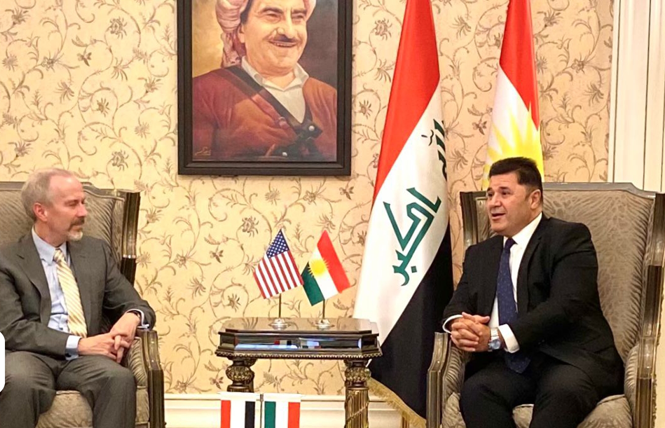 القنصل الأمريكي لدى أربيل يشيد بالتطورات التي يشهدها إقليم كوردستان