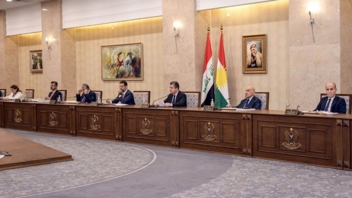Naveroka rûniştina Civata Wezîra ya Herêma Kurdistanê