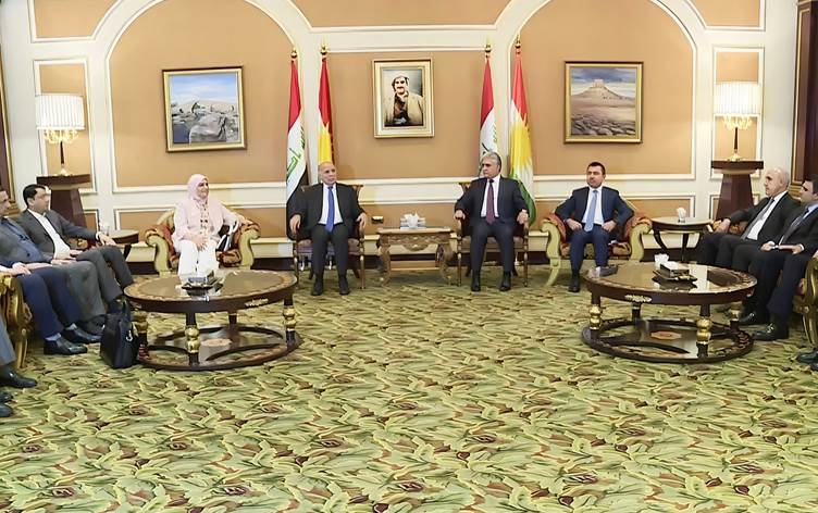 وفد المجلس الوزاري العراقي للاقتصاد يصل أربيل