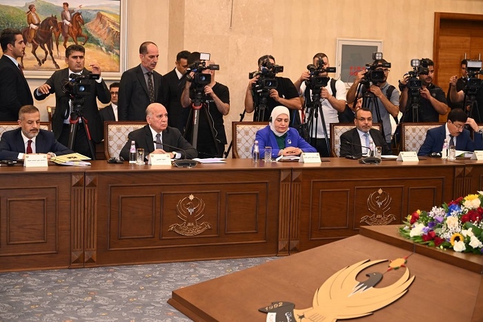 Prime Minister Masrour Barzani Meets with Iraqi Ministerial Economic Council in Erbil