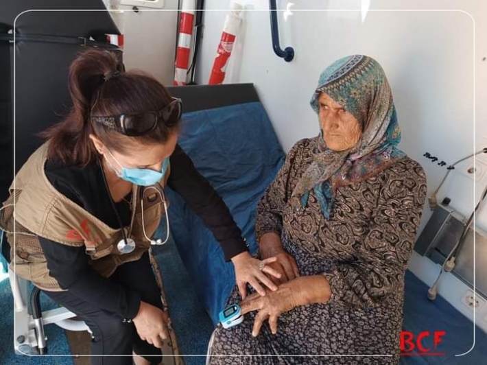 ‹بارزاني الخيرية› تقدم خدمات طبية لـ 42 شخصاً في عفرين