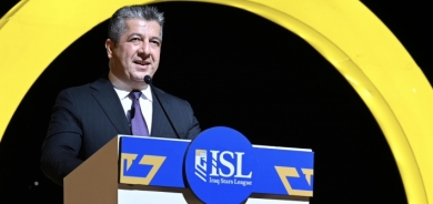 مسرور بارزاني في حفل افتتاح دوري نجوم العراق: يسعدني أن أكون حاضراً في هذا الحدث الرياضي