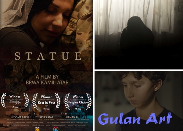 لە ئەمریكا كورتە فیلمی (پەیكەر) سێ خەڵاتی بەدەستهێنا