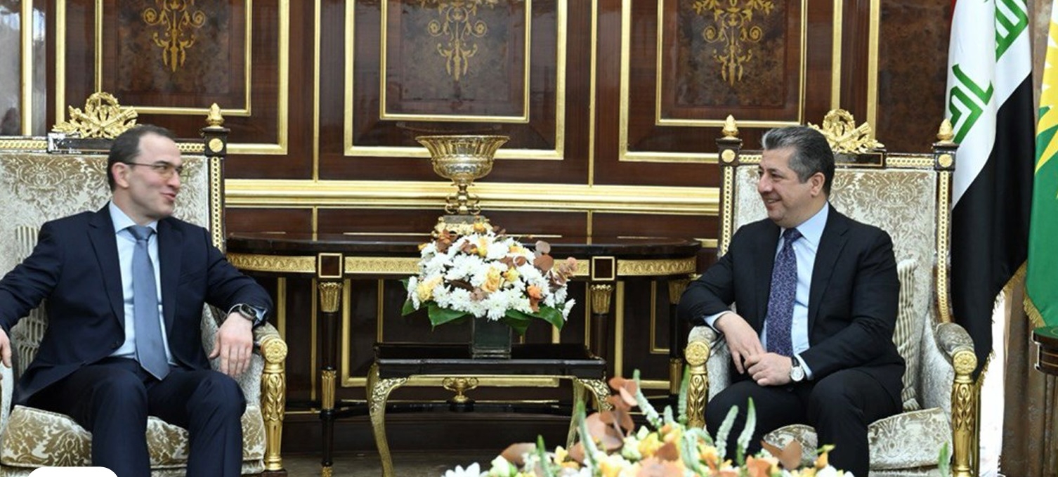 رئيس حكومة إقليم كوردستان يستقبل سفير روسيا لدى العراق