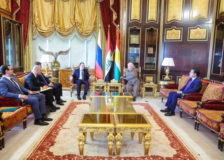 ســـــەرۆك بارزانی پێشوازی لە باڵیۆزی ڕووسیا لە عێراق دەكات