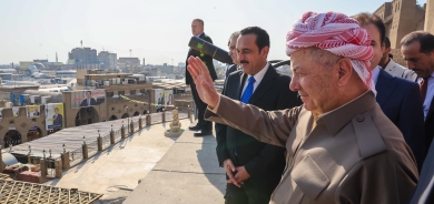 الرئيس بارزاني يزور قلعة أربيل