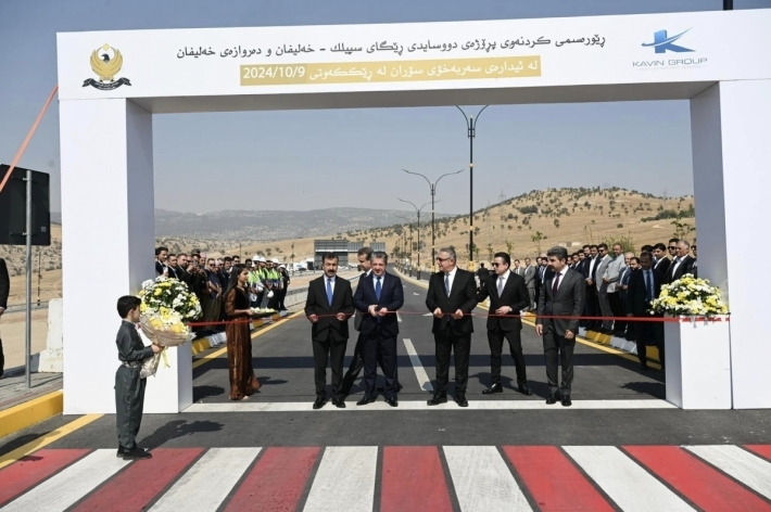 Mesrûr Barzanî projeya du şerîdî ya Spîlk – Xelîfanê vekir