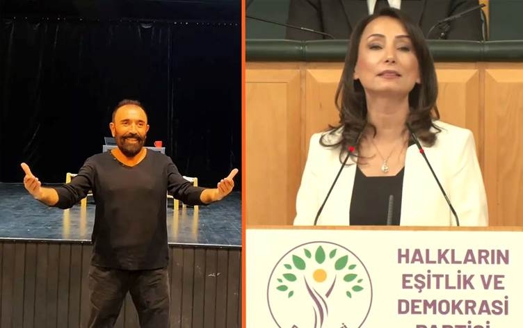 Hevseroka DEM Partiyê sînorên Tirkiyeyê parastin: 'Ma erdê bavê te ye?'