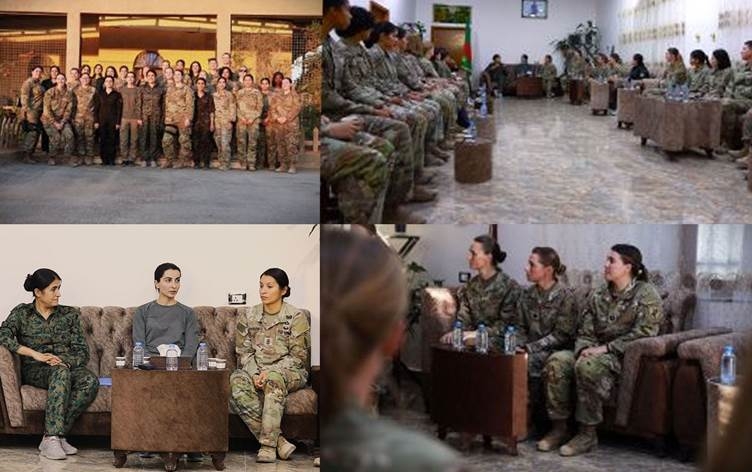 ROJAVA - YPJ û Koalîsyon li hev civiyan