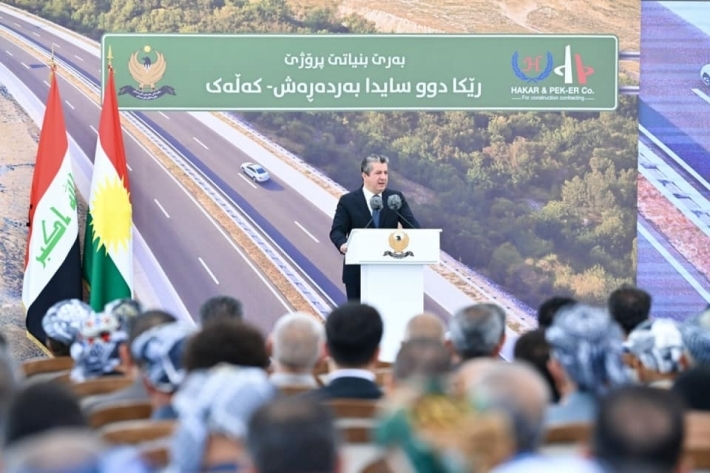 Mesrûr Barzanî: Rêya dualî ya Berdereş – Xebatê dê bandorê li ser tevgera bazirganiya li navçeyê bike