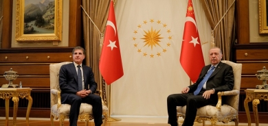 President Nechirvan Barzani meets with President Recep Tayyip Erdogan of Türkiye