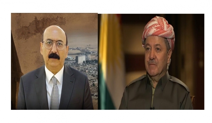 Mîrê Êzidiyan li Serok Barzanî û gelê Kurdistanê kir