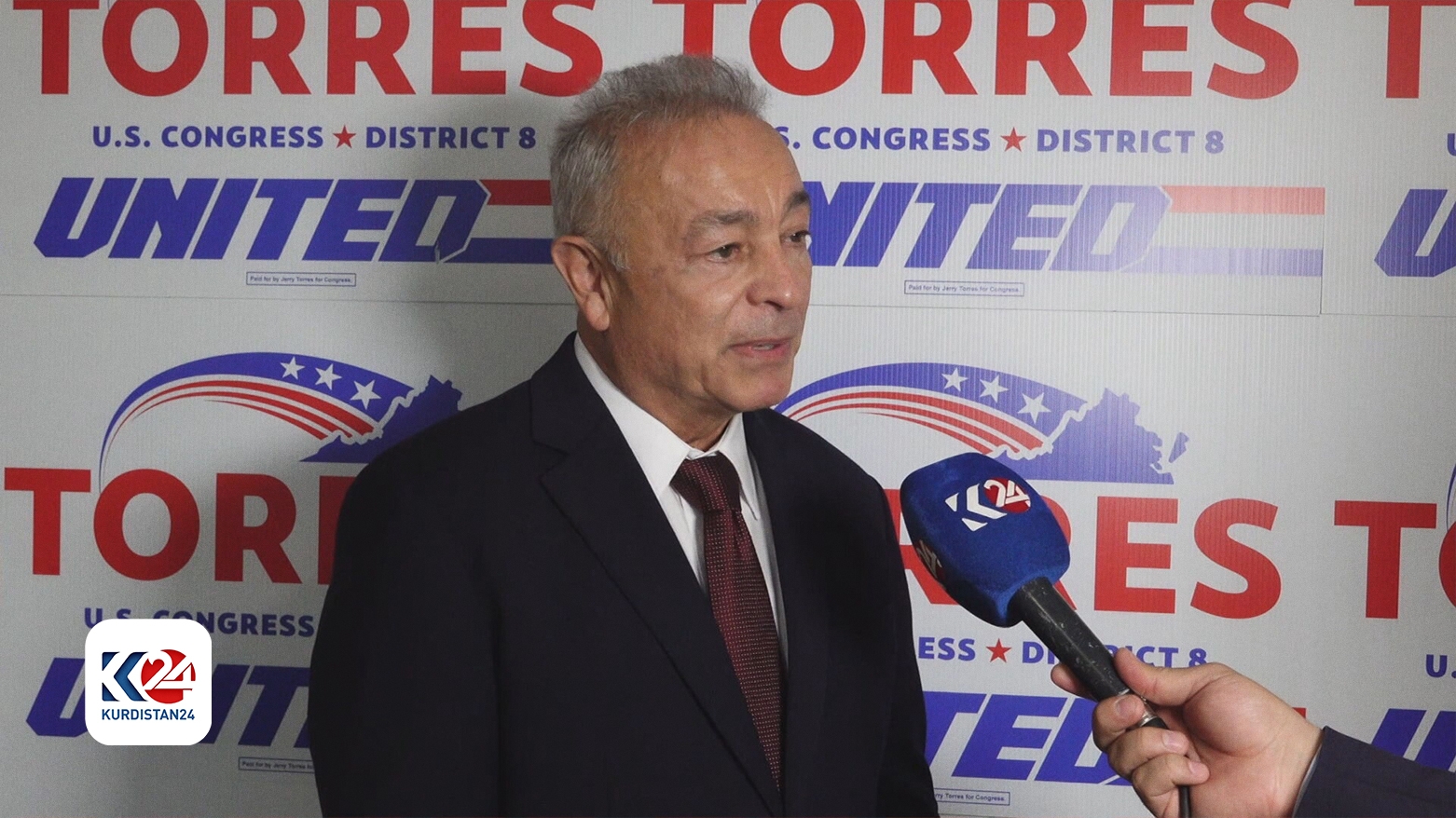 Jerry Torres: Di her rewşekê de Amerîka piştgiriya Kurdistanê dike