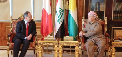 Serok Barzanî li gel balyozê Swîsê yê li Îraqê civiya