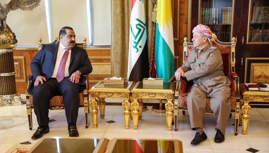 Serok Barzanî li gel Serokê hevpeymaniya Ezim civiya