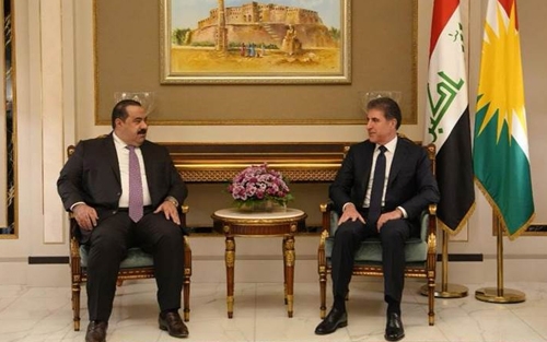 President Nechirvan Barzani receives Muthanna al-Samarrai