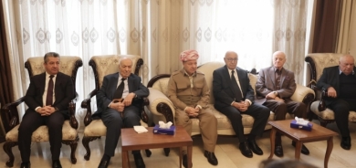 Serok Barzanî beşdarî li serxweşiya Mamosta Şiwan Ehmed Hemedemîn Axa Dizeyî kir