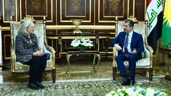 Mesrûr Barzanî pêşwaziya Balyoza Amerîkayê li Iraqê kir