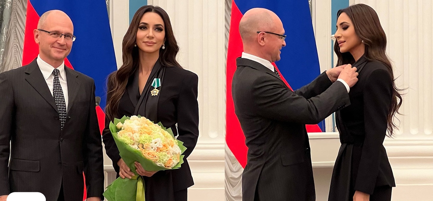 الرئاسة الروسية تقلّد فنانة كوردية 