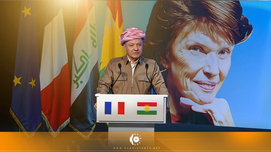 Serok Barzanî: Danielle Mitterrand li ser gelê Kurd xwedan heqe