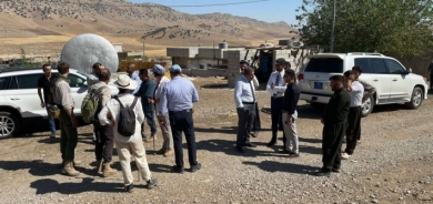علماء آثار تشيكيون يجرون عمليات مسح لمناطق اثرية شمال العاصمة أربيل