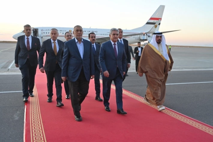 Wezîrê Navxwe li Balafirgeha Navneteweyî ya Hewlêrê pêşwaziya Serokê Parlamentoya Iraqê kir