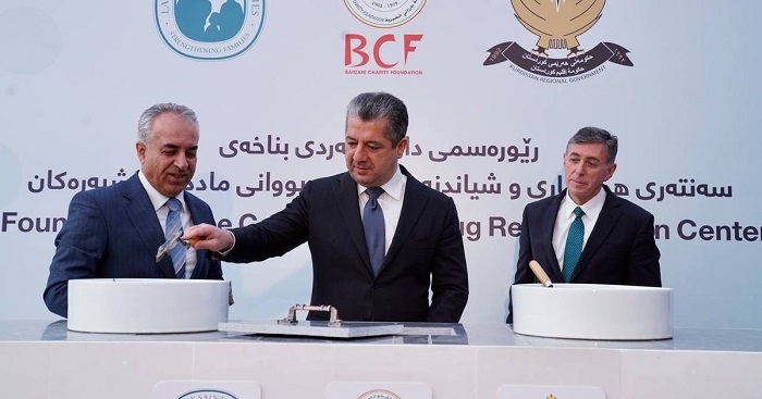 Prime Minister Masrour Barzani Lays Foundation for Drug Rehabilitation Center in Erbil
