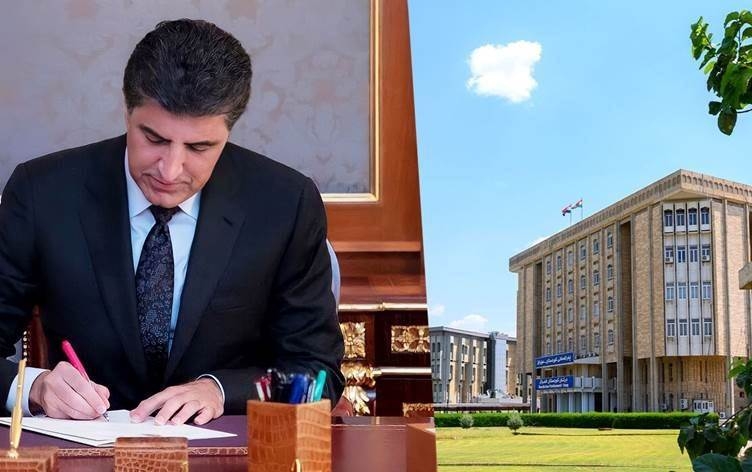 نێچیرڤان بارزانی رۆژی یەکەم دانیشتنی خولی شەشەمی پەرلەمانی کوردستانی دیاریکرد