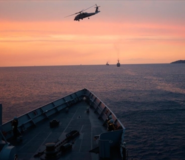 پاکستان و کۆریای باشوور مانۆڕێكی هاوبه شیان له ده ریای عومان ئه نجامدا