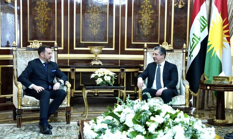 Serokwezîr li gel balyozê Îtalyayê civiya