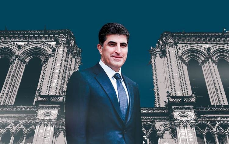 نيجيرفان بارزاني سيشارك في إعادة افتتاح كاتدرائية نوتردام بباريس