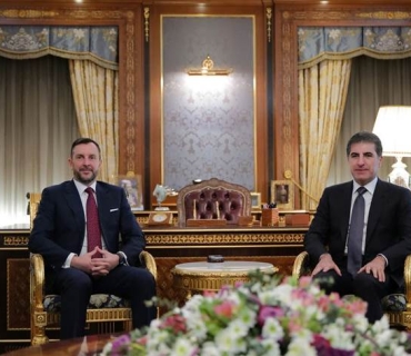 باڵیۆزی ئيتاڵيا خۆشحاڵيى خۆى به‌ يه‌كه‌م سه‌ردانى بۆ هه‌رێمى كوردستان نيشان دا و، سوپاسى پشتيوانيى نێچيرڤان بارزانى كرد