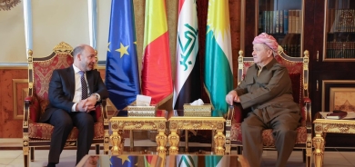 Serok Barzanî li gel balyozê Beljîkayê civiya