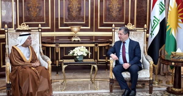 لە دیداری سەرۆكی حكوومەت و باڵوێزی ئیمارات، جەخت لە برەودان بە پەیوەندیی دۆستانەی هەردوولا كرایەوە