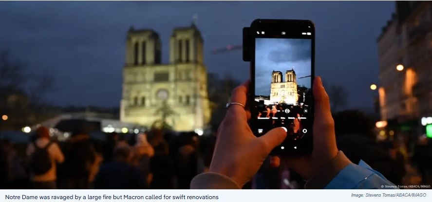 Notre Dame Cathedral Reopens After Five Years with Grand Ceremony Attended by Global Leaders