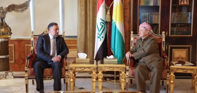 Serok Barzanî û Xemîs Xence civiyan