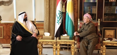 Serok Barzanî li gel Şêxê Şemeran civiya