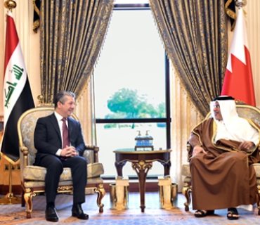 مەسرور بارزانی: لەگەڵ میر سەلمان تاوتوێی بەهێزترکردنی هەماهەنگیمان لە بواری بازرگانی کرد