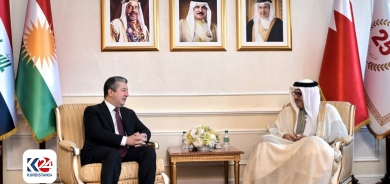 رئيس حكومة إقليم كوردستان يجتمع مع وزير خارجية البحرين