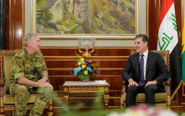 نێچیرڤان بارزانی لەگەڵ سوپاسالاری بەریتانیا کۆدەبێتەوە