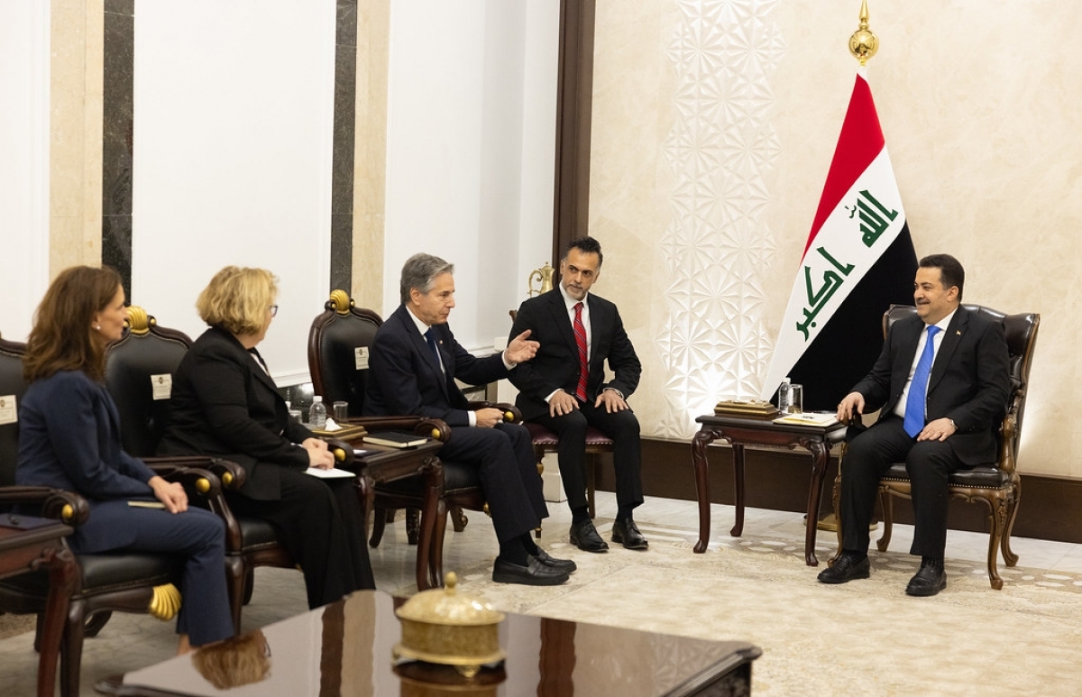 US Secretary of State Antony Blinken Calls on Iraq to Prevent Iranian Arms Transit to Syria