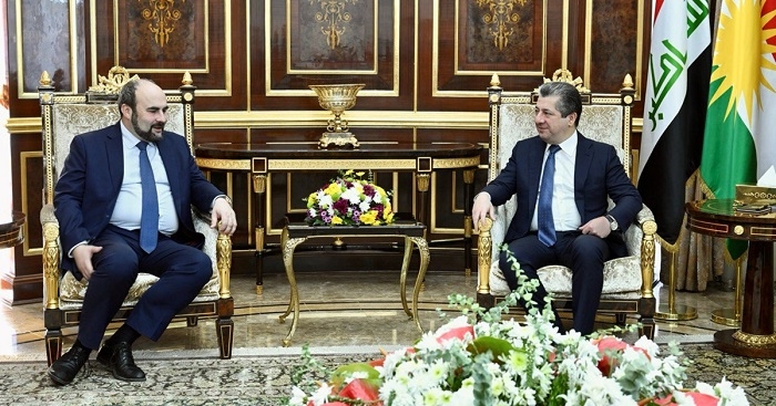 Prime Minister Masrour Barzani welcomes new Czech Ambassador