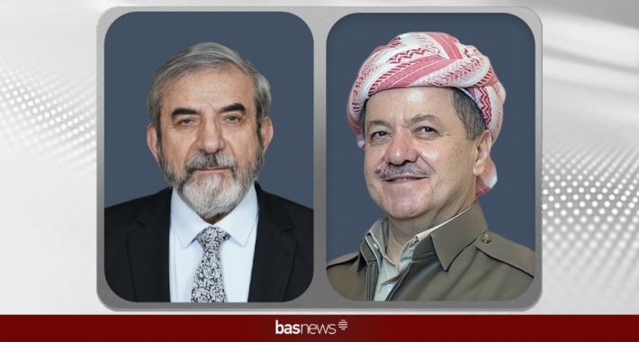 Serok Barzanî pîrozbahî li Selahedîn Behaedîn kir