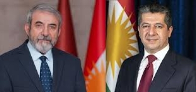 رئيس حكومة إقليم كوردستان يهنئ صلاح الدين بهاء الدين بإعادة انتخابه أميناً عاماً للاتحاد الإسلامي الكوردستاني