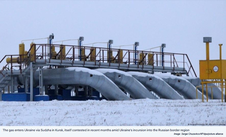 Russian Gas Deliveries via Ukraine Halt Completely as Contracts Expire
