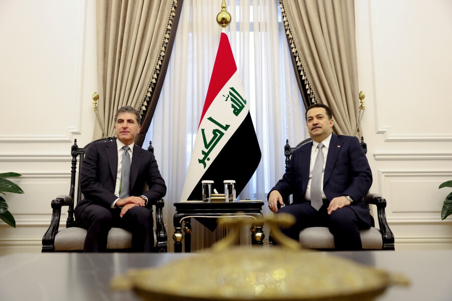 Nêçîrvan Barzanî û Sûdanî civiyan