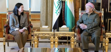 ســــەرۆک بارزانی پێشوازی لە جێگری یاریدەدەری وەزیری دەرەوەی ئەمەریکا دەکات