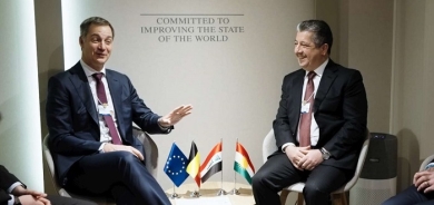 KRG Prime Minister Meets Belgian Prime Minister at Davos Forum