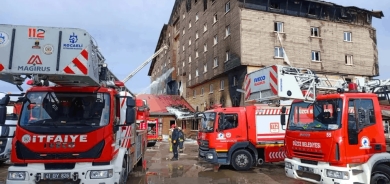 ئاگر لە هۆتێلێک لە ناوچەیەکی گەشتیاری تورکیا کەوتەوە و بەهۆیەوە ٦٦ کەس گیانیان لەدەستدا